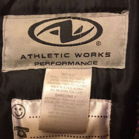 Athletic Works Boys winter coat with a hood - Picture 3 of 3